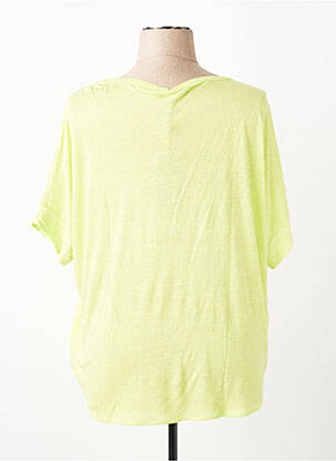 Tricou imprimeu fantezie mâneci scurte verde OLSEN femeie