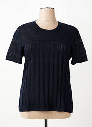 Tricou croială dreaptă mâneci scurte negru RODAM femeie