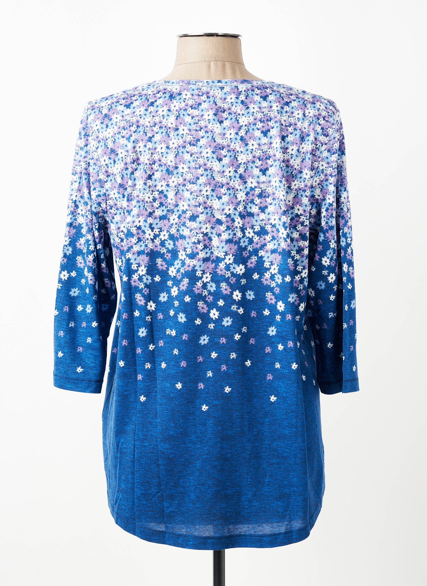 Tricou mâneci 3/4 mâneci 3/4 albastru OLSEN femeie