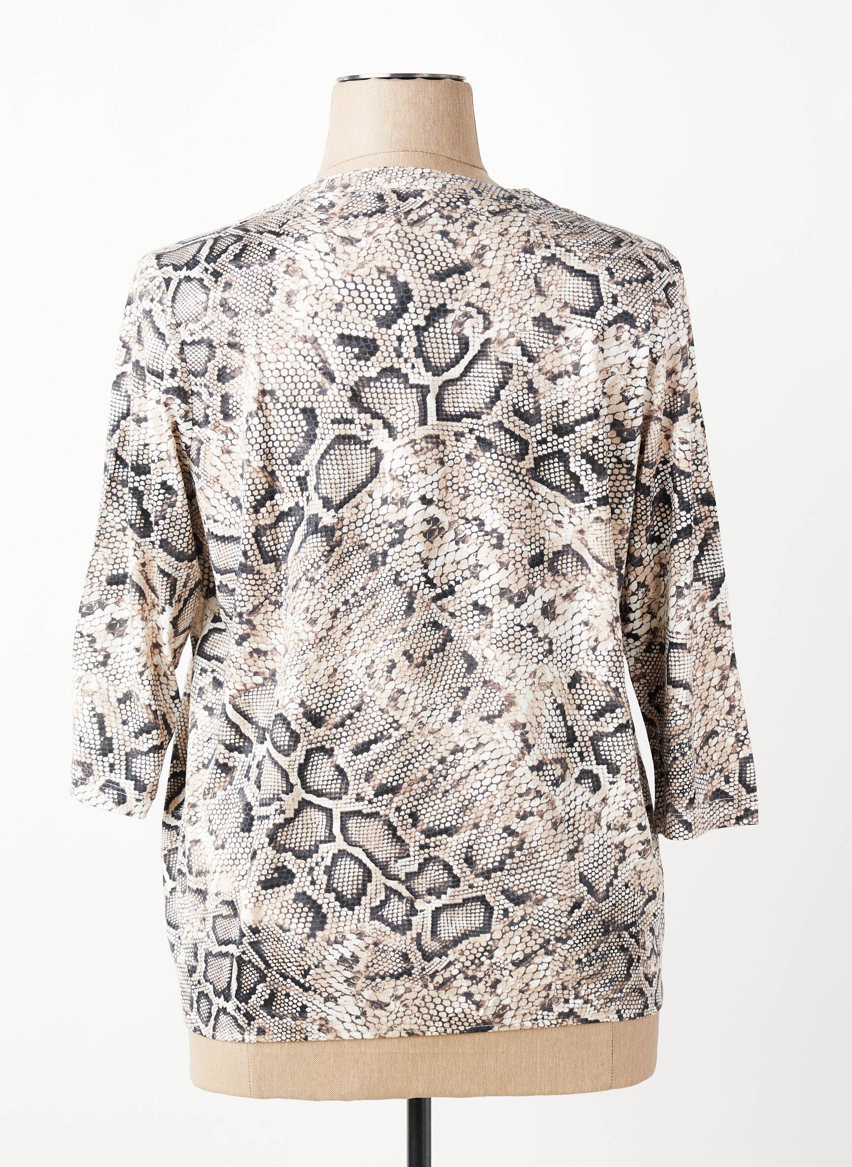 Tricou mâneci 3/4 mâneci 3/4 bej OLSEN femeie