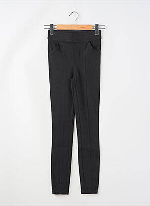 Pantalon slim talie elastică negru BROADWAY femeie