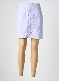 Fustă scurtă talie cu cleme violet COUTURIST femeie