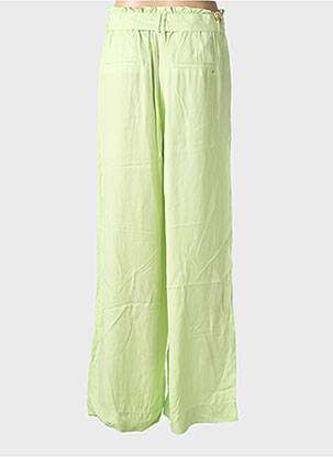 Pantalon larg țesătură poplin mărime normală verde COUTURIST femeie