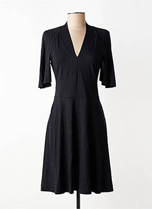 Rochie midi mâneci scurte mâneci scurte negru BLUTSGESCHWISTER femeie