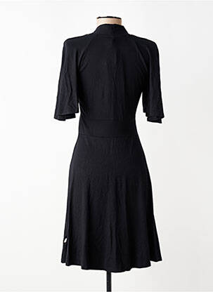 Rochie midi mâneci scurte mâneci scurte negru BLUTSGESCHWISTER femeie