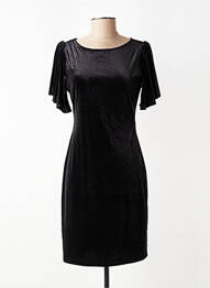Rochie scurtă mâneci scurte mâneci scurte negru LA PETITE ETOILE femeie