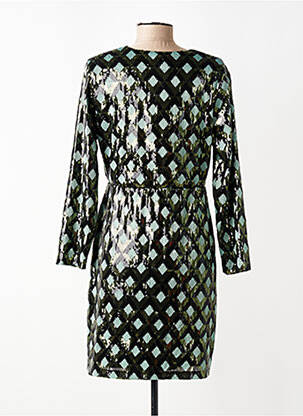 Rochie scurtă mâneci lungi mâneci lungi verde SURKANA femeie