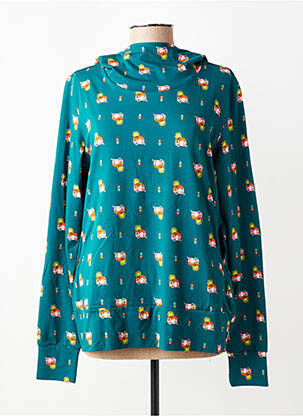 Tricou mâneci lungi mâneci lungi verde BLUTSGESCHWISTER femeie