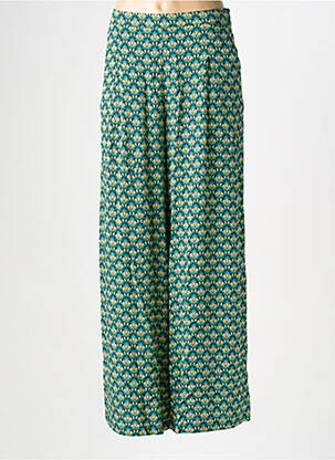 Pantalon evazat verde KING LOUIE femeie