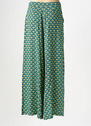 Pantalon evazat verde KING LOUIE femeie