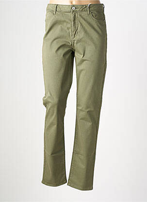 Pantalon slim buzunare verde KANOPE femeie