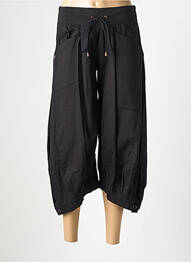 Pantalon 7/8 talie elastică negru BLA-BLA femeie