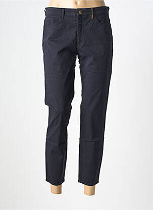 Pantalon 7/8 țesătură poplin mărime normală negru COUTURIST femeie