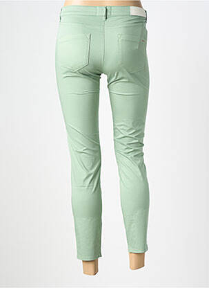 Pantalon 7/8 țesătură poplin mărime normală verde COUTURIST femeie