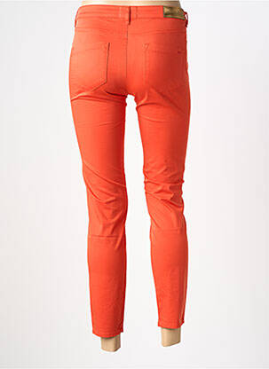 Pantalon 7/8 țesătură poplin mărime normală portocaliu COUTURIST femeie