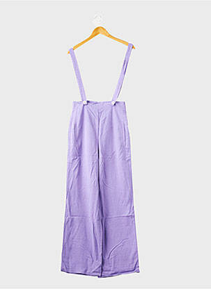 Salopetă bretele subțiri bretele subțiri violet COUTURIST femeie