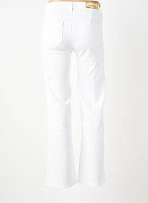 Pantalon drept elasticitate mărime normală alb COUTURIST femeie