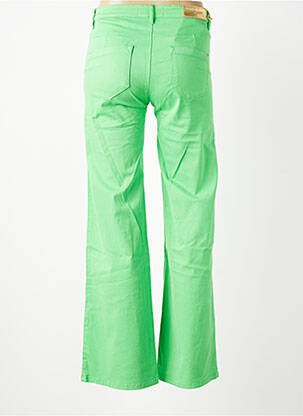Pantalon drept elasticitate mărime normală verde COUTURIST femeie