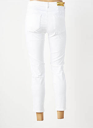 Pantalon 7/8 elasticitate mărime normală alb COUTURIST femeie