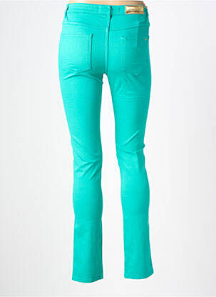 Pantalon slim elasticitate mărime normală verde COUTURIST femeie