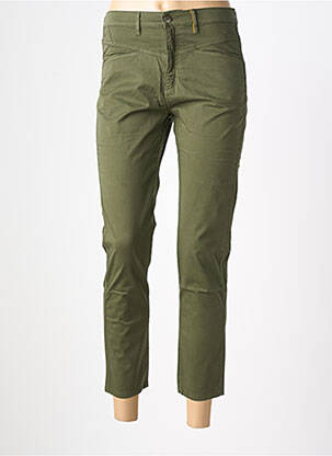 Pantalon 7/8 elasticitate mărime normală verde COUTURIST femeie