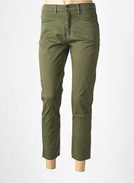 Pantalon 7/8 elasticitate mărime normală verde COUTURIST femeie