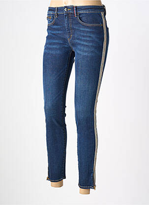 Blugi cu croială slim țesătură brută mărime normală albastru DENIM &DRESS femeie