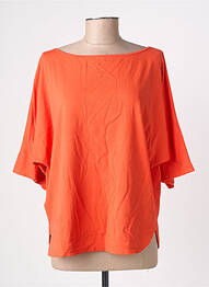 Tricou elasticitate mâneci 3/4 portocaliu COUTURIST femeie
