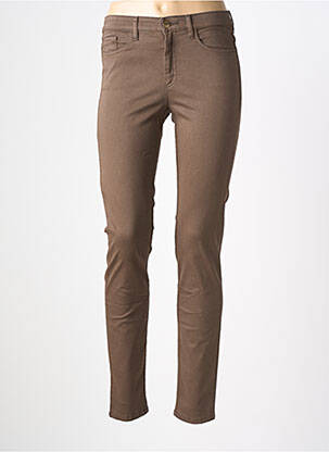Pantalon slim buzunare maro COUTURIST femeie