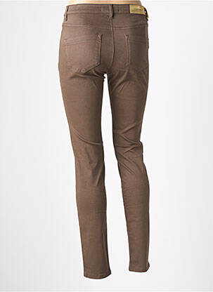 Pantalon slim buzunare maro COUTURIST femeie