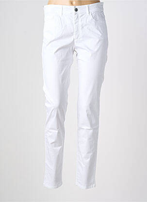 Pantalon slim buzunare alb COUTURIST femeie