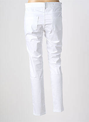Pantalon slim buzunare alb COUTURIST femeie