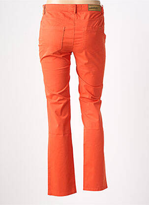Pantalon slim buzunare portocalie COUTURIST femeie
