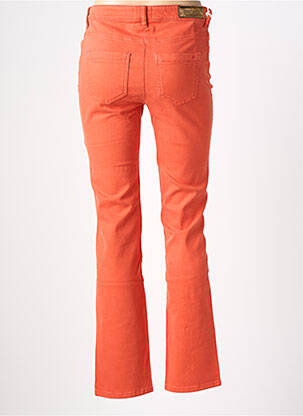 Pantalon slim buzunare portocalie COUTURIST femeie