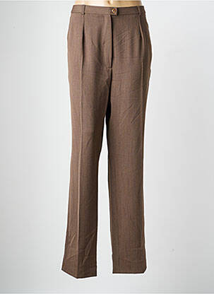 Pantalon drept elasticitate mărime normală maro QUATTRO femeie