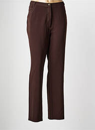Pantalon drept elasticitate mărime normală maro QUATTRO femeie