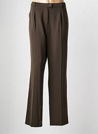 Pantalon drept elasticitate mărime normală verde QUATTRO femeie