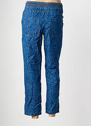 Pantalon 7/8 talie elastică mărime normală albastru OLSEN femeie