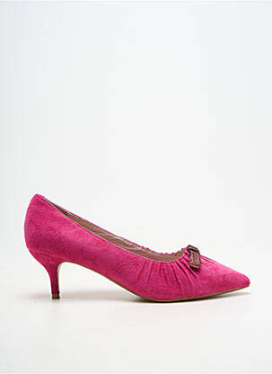 Pantofi cu toc vârf ascuțit toc de 4 la 6 cm roz MISS L-FIRE femeie