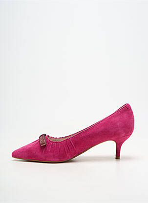 Pantofi cu toc vârf ascuțit toc de 4 la 6 cm roz MISS L-FIRE femeie