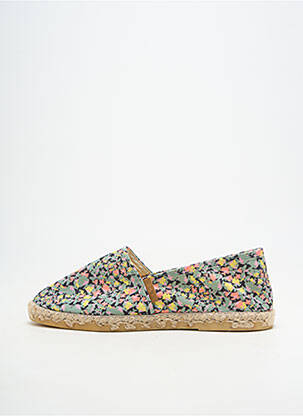 Espadrile vârf rotund toc plat până la 3 cm verde SKFK femeie