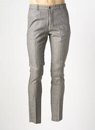 Pantalon slim țesătură melanj mărime normală gri HAFNIUM bărbat