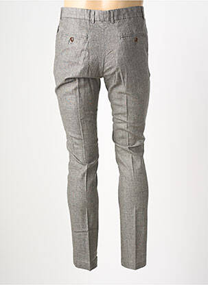 Pantalon slim țesătură melanj mărime normală gri HAFNIUM bărbat
