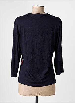 Tricou mâneci lungi mâneci lungi albastru CHRISTINE LAURE femeie