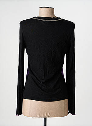Tricou mâneci lungi mâneci lungi negru PAUSE CAFE femeie