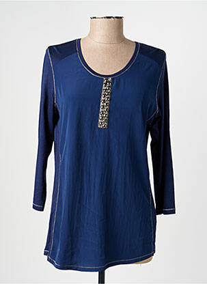 Tricou mâneci lungi mâneci lungi albastru RABE femeie