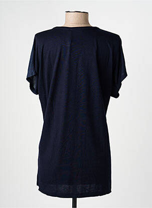 Tricou imprimeu fantezie mâneci scurte albastru OLSEN femeie