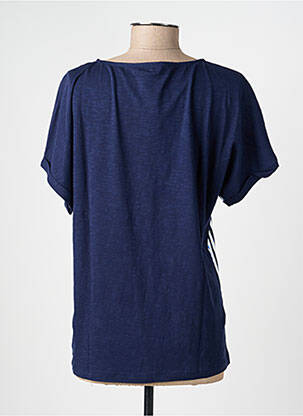 Tricou imprimeu fantezie mâneci scurte albastru OLSEN femeie