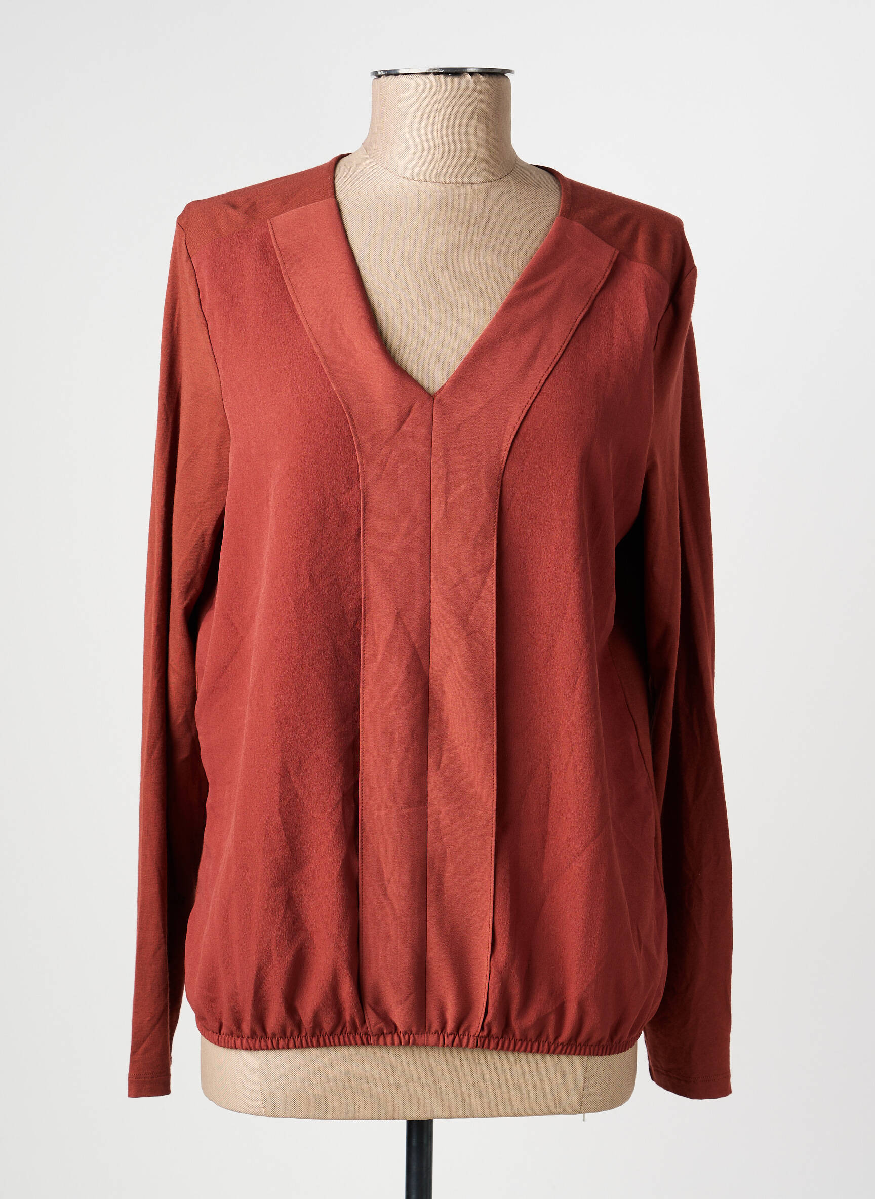 Tricou mâneci lungi mâneci lungi maro OLSEN femeie