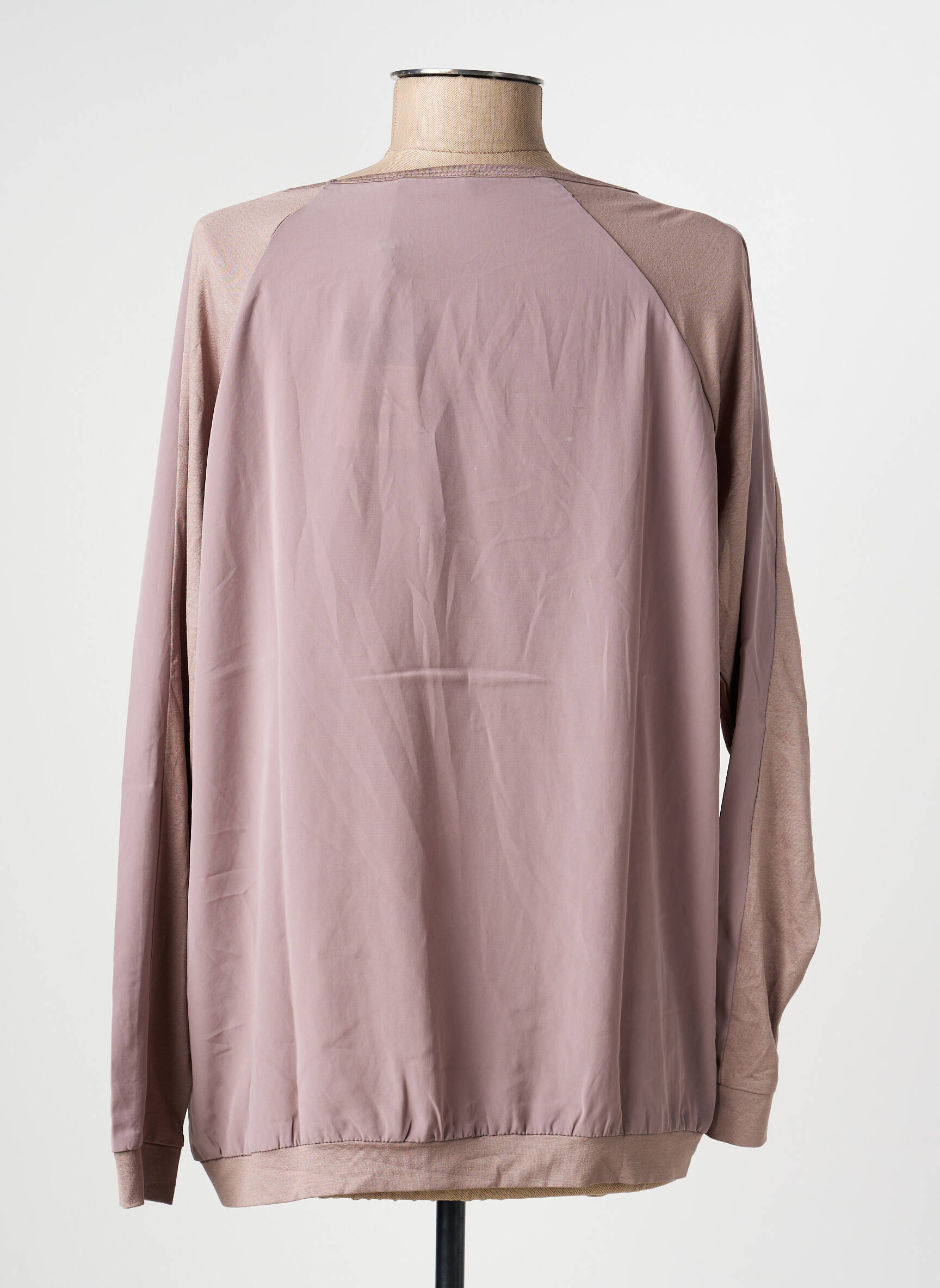 Tricou mâneci lungi mâneci lungi maro RABE femeie